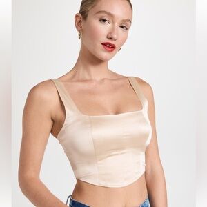 NWT Reformation Sorrento Silk Top